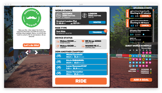 Nice to Know i Zwift
