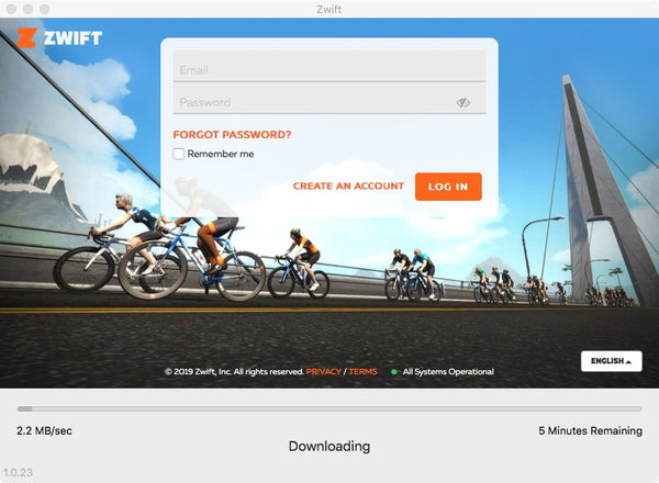 Oprettelse af Zwift bruger og opsætning af cykel og Zwift