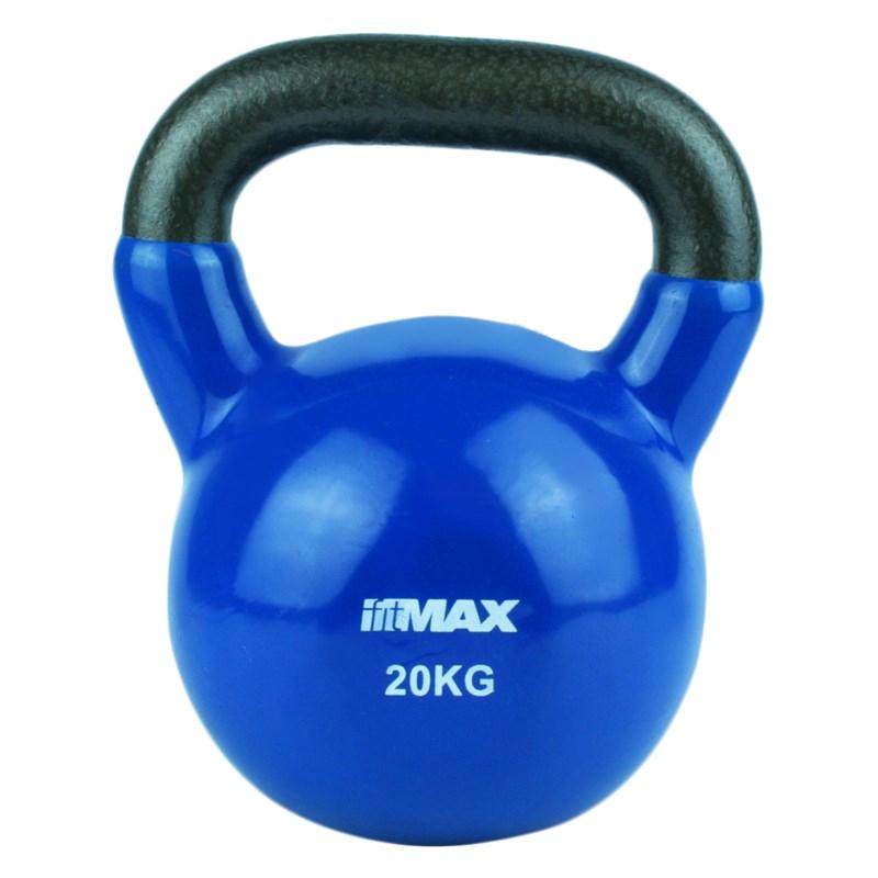 Kettlebell med Vinylovertræk 4 - 20 kg (6150278152365)