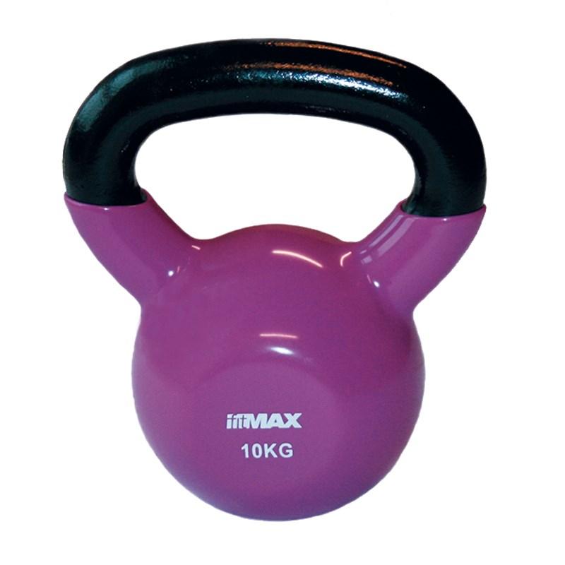 Kettlebell med Vinylovertræk 4 - 20 kg (6150278152365)